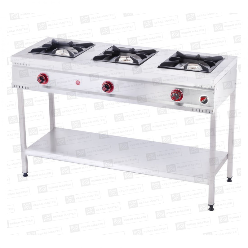 Плита газовая напольная Silver TB-3 (ПРИРОДНЫЙ)