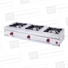 Плита газовая настольная Silver MD-4 (3) ПРИРОДНЫЙ