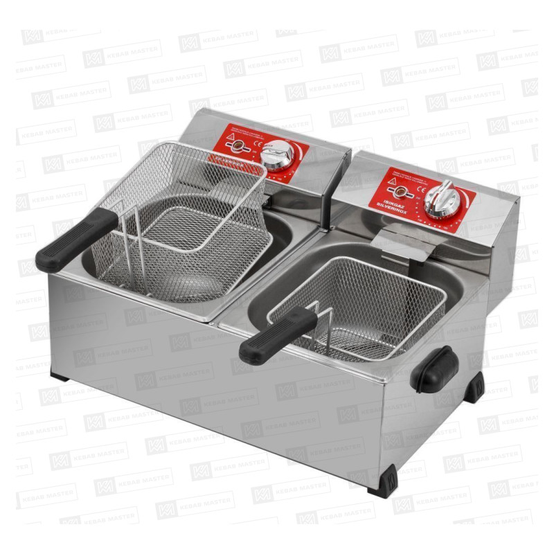 Фритюрница Silver 8+8 л 2701 ELK