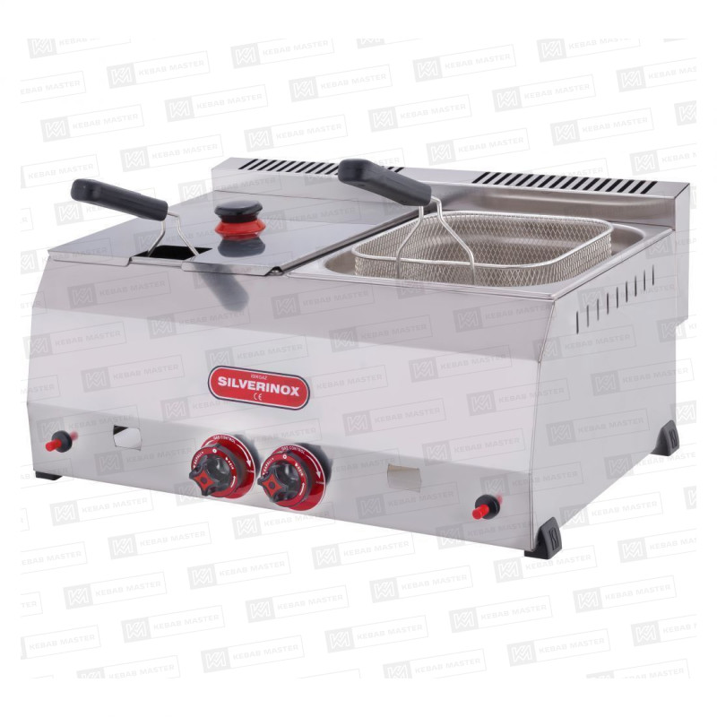 Фритюрница газовая Silver 8+8 л 2705