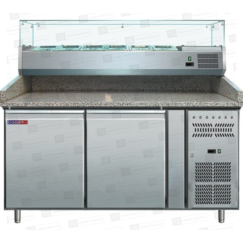 Стол холодильный для пиццы COOLEQ PZ2600TN-VRX380