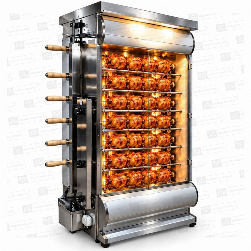 Гриль для кур Kebabmaster КРС-6 (30) (газовый)