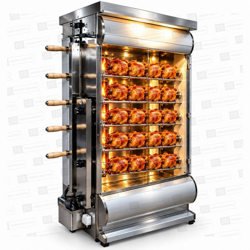 Гриль для кур Kebabmaster КРС-5 (25) (газовый)