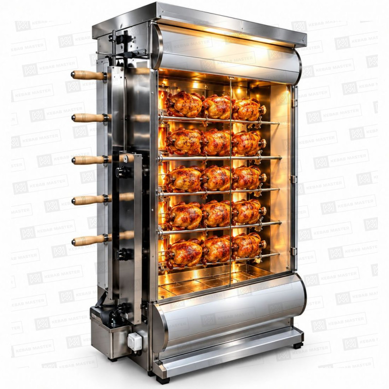 Гриль для кур Kebabmaster КРС-5 (20) (газовый)