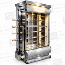Гриль для кур Kebabmaster КРС-4 (16) (газовый)