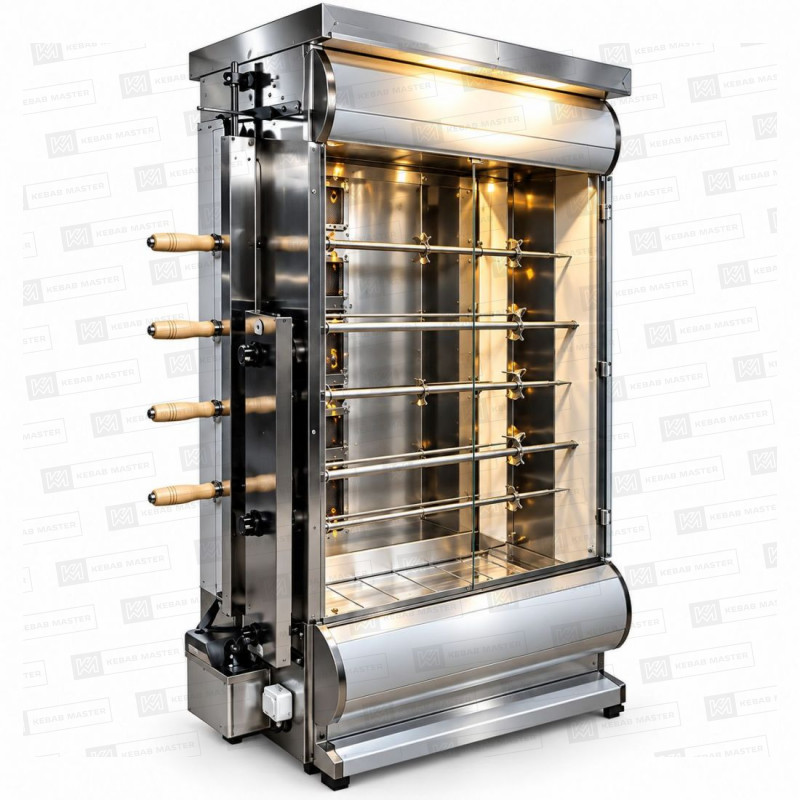 Гриль для кур Kebabmaster КРС-4 (16) (газовый)